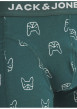 Thumbnail Lot de 3 boxers classiques en coton biologique multicolores à motifs - Image 2