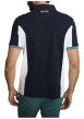Thumbnail Polo marine uni avec une coupe ajustée ainsi qu'un col boutonné - Image 2