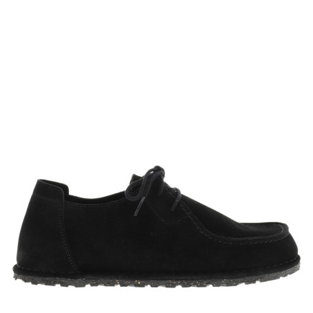 Mocassins en cuir noirs à semelle plate avec...
