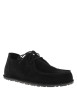 Thumbnail Mocassins en cuir noirs à semelle plate avec des surpiqûres sur l'empeigne - Image 3