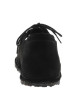 Thumbnail Mocassins en cuir noirs à semelle plate avec des surpiqûres sur l'empeigne - Image 6