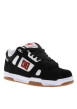 Thumbnail Baskets skate noires à semelle plate avec une languette épaisse - Image 4