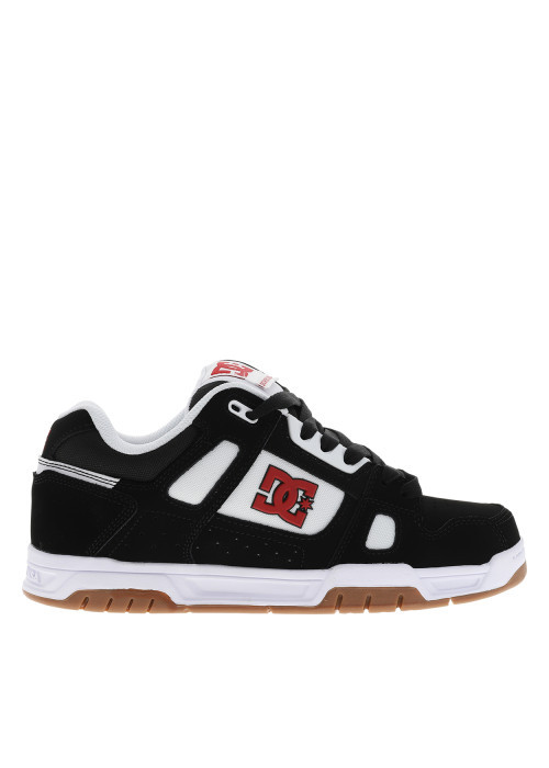 Baskets skate noires à semelle plate avec une...