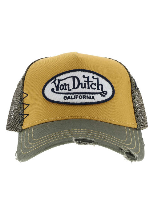 Casquette bicolore unie pourvue d'une fermeture à strapback