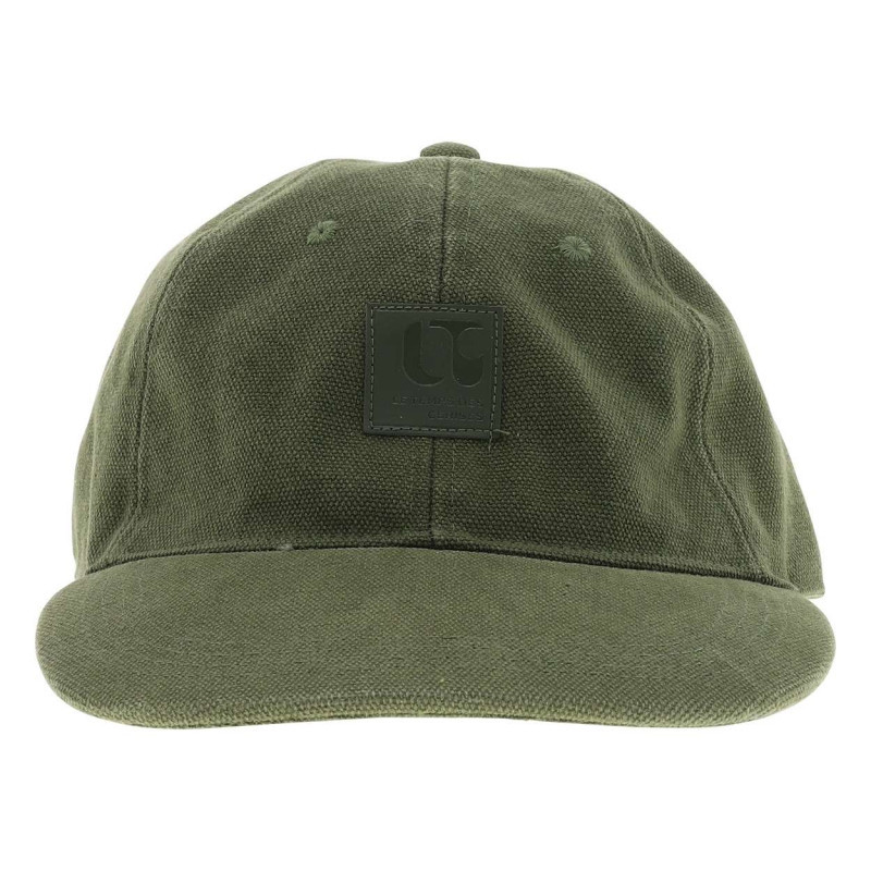 Le Temps Des Cerises - Casquette En Coton Kaki Unie Pourvue D'une Fermeture Strapback - Vert Le Temps Des Cerises - Casquette En Coton Kaki Unie Pourvue D'une Fermeture Strapback - Vert