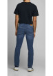 Thumbnail Jean bleu effet délavé à style 5 poches et une coupe regular fit - Image 3