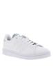 Thumbnail Baskets basses tennis Advantage en cuir blanches avec empiècements bleus - Image 2