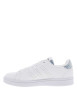 Thumbnail Baskets basses tennis Advantage en cuir blanches avec empiècements bleus - Image 3