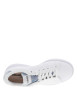 Thumbnail Baskets basses tennis Advantage en cuir blanches avec empiècements bleus - Image 5