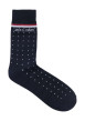 Thumbnail Coffret de chaussettes hautes en coton mélangé marine coupe haute rayées, à pois et unies - Image 8