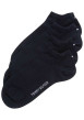 Thumbnail Lot de 2 paires de chaussettes basses en coton mélangé marine unies coupe courte - Image 2