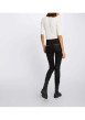 Thumbnail Pantalon 5 Poches noir uni avec des liserés et une coupe slim - Image 8