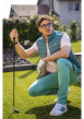 Thumbnail Polo en coton biologique rose uni avec une coupe droite et un col à revers - Image 5
