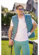 Thumbnail Polo en coton biologique rose uni avec une coupe droite et un col à revers - Image 6