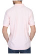 Thumbnail Polo en coton biologique rose uni avec une coupe droite et un col à revers - Image 8