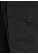 Thumbnail Pantalon Cargo noir uni à coupe ample et une fermeture zippée boutonnée - Image 7