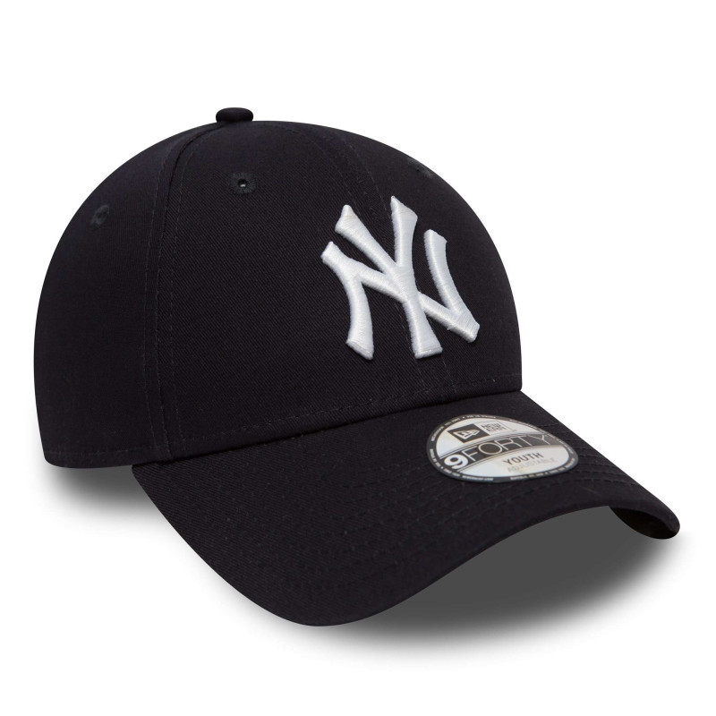 New Era - Casquette League Basic 9forty En Coton Marine Unie Avec Une Coupe Strapback Et Des Inscriptions ""ny"" Brodées - Marine