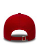 Thumbnail Casquette rouge unie avec logo de la marque brodé et à fermeture boucle inox - Image 3