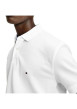 Thumbnail Polo blanc en coton biologique maille piquée à col boutonné et manches courtes - Image 3