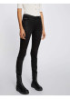 Thumbnail Pantalon 5 Poches noir uni avec des liserés et une coupe slim - Image 11