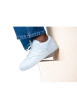 Thumbnail Baskets basses 480 tennis en cuir blanches avec lacets plats et logo cousu