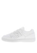 Thumbnail Baskets basses 480 tennis en cuir blanches avec lacets plats et logo cousu - Image 3