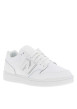 Thumbnail Baskets basses 480 tennis en cuir blanches avec lacets plats et logo cousu - Image 4