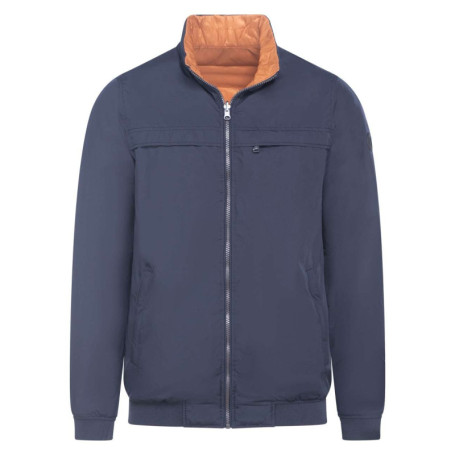 Blouson marine et orange réversible coupe...