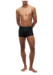 Thumbnail Lot de 3 boxers classiques en coton mélangé noirs unis avec le nom de la marque - Image 3