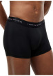 Thumbnail Lot de 3 boxers classiques en coton mélangé noirs unis avec le nom de la marque - Image 5