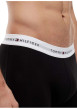 Thumbnail Lot de 3 boxers longs en coton noirs unis pourvus d'une taille élastiquée - Image 5