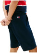 Thumbnail Short Chino en coton marine uni avec une fermeture à zip et à bouton - Image 5