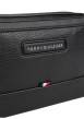 Thumbnail Sacoche noire pourvue d'une bandoulière plate et du nom de la marque - Image 3