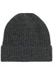 Thumbnail Bonnet noir uni effet côtelé et incrusté de fils lurex