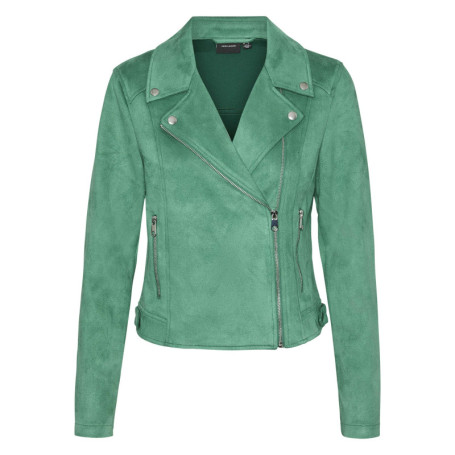 Veste perfecto verte unie à coupe ajustée avec...
