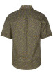 Thumbnail Chemise en coton kaki avec une coupe regular fit et un imprimé fleuri - Image 2