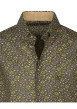 Thumbnail Chemise en coton kaki avec une coupe regular fit et un imprimé fleuri - Image 3