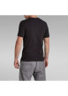 Thumbnail T-shirt en coton noir uni avec une col rond et une coupe droite - Image 12