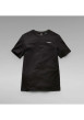 Thumbnail T-shirt en coton noir uni avec une col rond et une coupe droite - Image 14