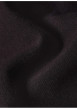 Thumbnail T-shirt en coton noir uni avec une col rond et une coupe droite - Image 5