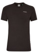 Thumbnail T-shirt en coton noir uni avec une col rond et une coupe droite - Image 6