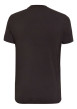 Thumbnail T-shirt en coton noir uni avec une col rond et une coupe droite - Image 7