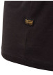 Thumbnail T-shirt en coton noir uni avec une col rond et une coupe droite - Image 8