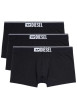 Thumbnail Lot de 3 boxers classiques noirs en coton stretch avec taille élastiquée