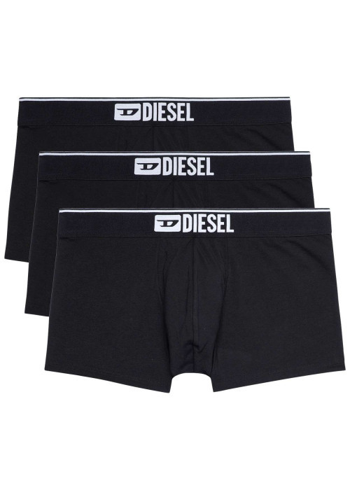 Lot de 3 boxers classiques noirs en coton...