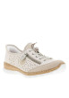Thumbnail Sneakers perle à semelle plate avec un effet ajouré sur le pourtour - Image 3