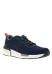 Thumbnail Baskets running bleu marine à talon plat avec des lacets noirs - Image 3