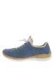 Thumbnail Sneakers bleues à talon compensé bas avec fermeture à slip-on - Image 2