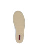Thumbnail Tennis blanche et dorée à talon plat avec des lacets plats et un zip doré - Image 5