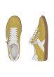 Thumbnail Tennis jaune à semelle à talon plat avec des lacets plats et un zip - Image 6